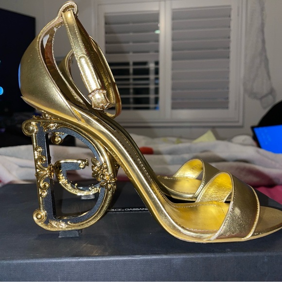 Women's D&G Sculpted High Heel Sandals WORN ONCE !! - Picture 5 of 16